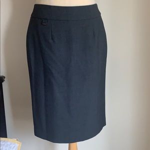 Dark Gray Calvin Klein Pencil Skirt